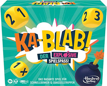 Hasbro Gaming Ka-Blab! Spiel für Familien, Teenager und Spiel für Kinder ab 10 Jahren, Kablab Spiel für Spieleabende für 2 – 6 Spieler im Sale